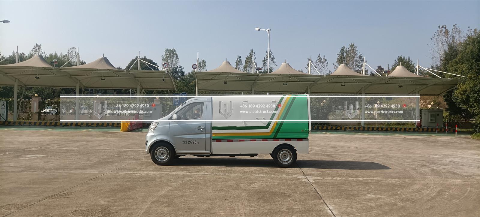 2.7t Pure Electric Small Dump Garbage Truck Body 2.7t Pure Electric Small Dump Garbage Truck Body