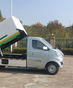 2.7t Pure Electric Small Dump Garbage Truck Working