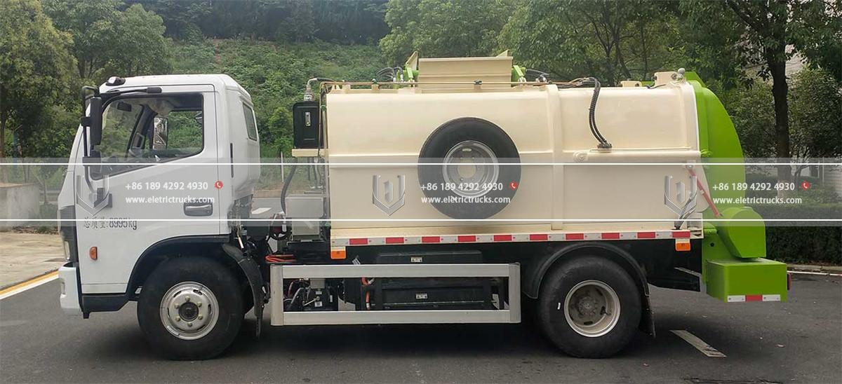 9 Ton Pure Electric Kitchen Waste Garbage Truck Body Left 9 Ton Pure Electric Kitchen Waste Garbage Truck Body Left