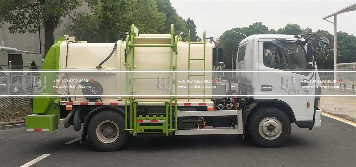 9 Ton Pure Electric Kitchen Waste Garbage Truck Body 9 Ton Pure Electric Kitchen Waste Garbage Truck Body