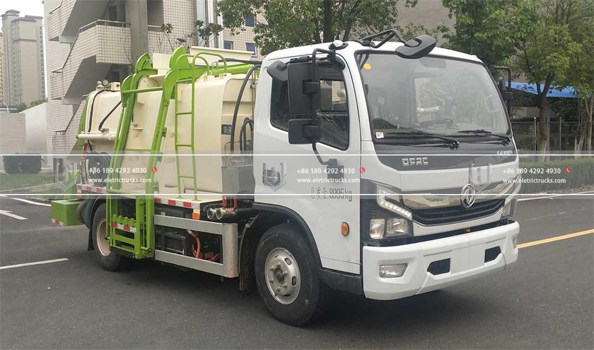9 Ton Pure Electric Kitchen Waste Garbage Truck Left 9 Ton Pure Electric Kitchen Waste Garbage Truck Left