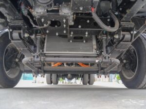 V5e 4.3t 3,82 meter enkelry van-tipe suiwer elektriese verkoelde vragmotor
