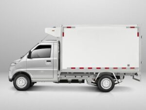 รถบรรทุกตู้เย็นไฟฟ้าบริสุทธิ์ Wuling ยาว 3 เมตร
