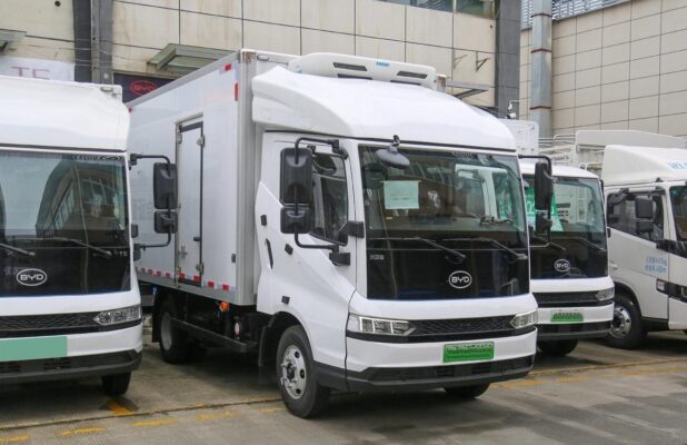 Byd 4.5 Lori la Jokofu la Ton Electric