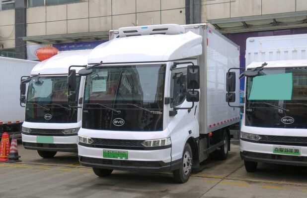 Byd 4.5 Kamion Elektrik Frigorifer Ton