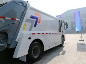 Shaanxi 18 Ton Electric Rear Compactor Truck