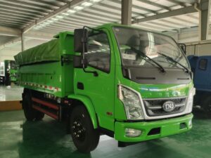Nanjun 12 Te mau tane Eletric Dump Truck